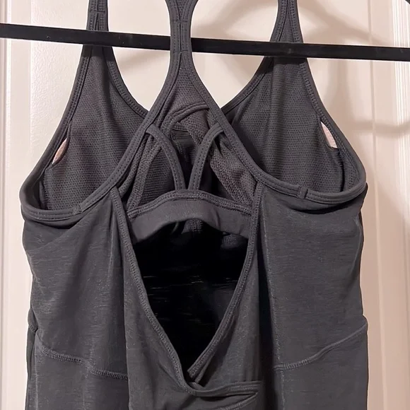Athleta Black Tank Racerback with Built in Bra - Picture 8 of 13